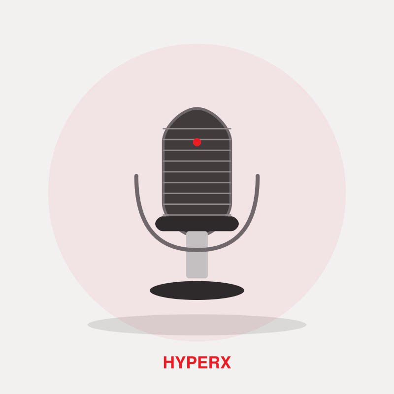 HyperX QuadCast USB Condenser Microphone