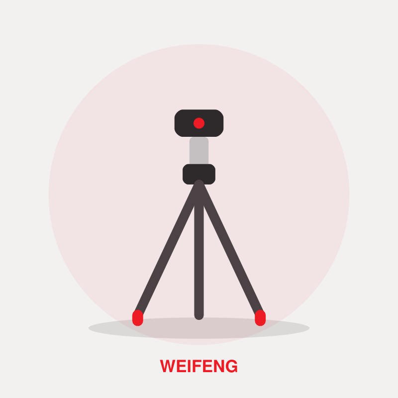 Weifeng WT-3520 Aluminium Tripod (1.8m)